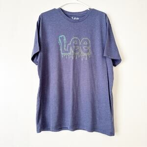 Lee Paint Drip Melting Streetwear Graphic Tee‎ Shirt